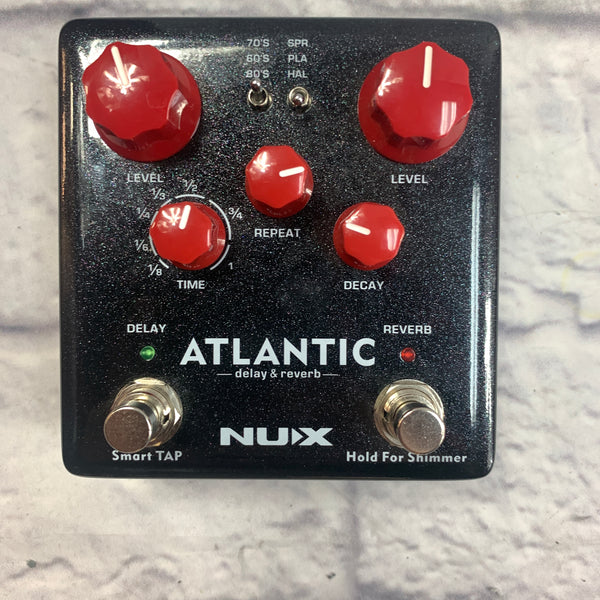 【中古美品】NUX Atlantic Delay & Reverb 箱付 中古美品】NUX Atlantic Delay & Reverb 箱付 nux ATLANTIC