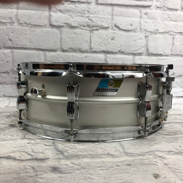 Vintage 1970s Ludwig 14 Acrolite Snare Drum - Evolution Music