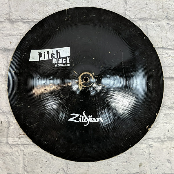 Zildjian 18 Pitch Black China Cymbal - Evolution Music