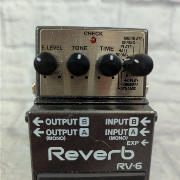 Boss RV-6 Reverb Pedal - Evolution Music