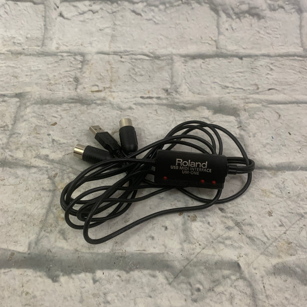Roland USB Midi Interface UMONE Audio Interface Evolution Music
