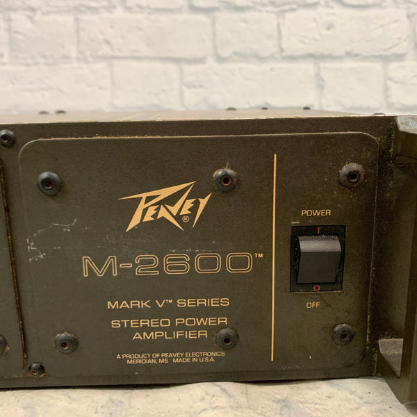Peavey M-2600 Mark V Series 88 Stereo Power Amp - Evolution Music