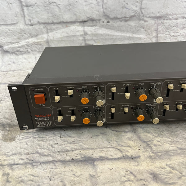 配信機器・PA機器・レコーディング機器 TASCAM 8ch MICROPHONE/LINE MIXER MX-80 Tascam MX-80 8-Channel Microphone / Line Mixer Rackmount | eBay