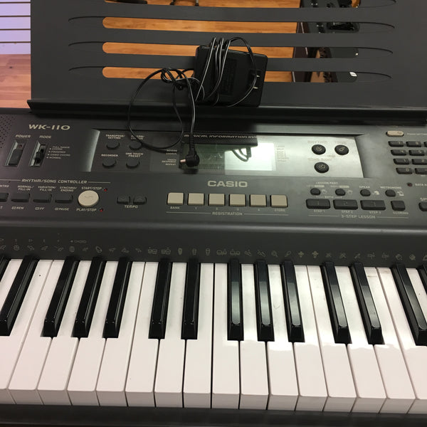 CASIO 電子キーボード wk-110 Casio WK110 76-Key Electronic Keyboard | zZounds