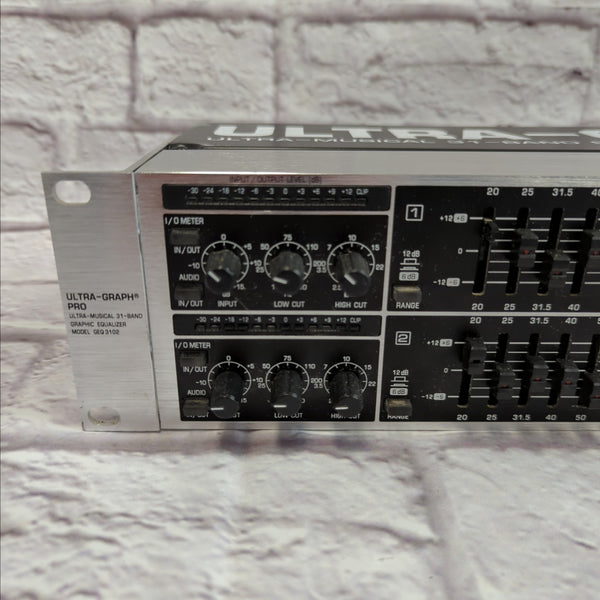 Behringer GEQ3102 Ultragraph Pro 31 Band Rack Equalizer