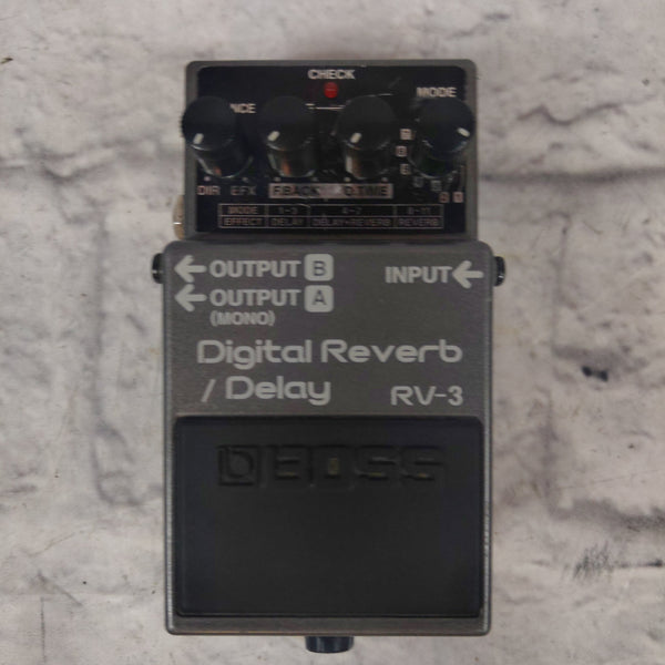 boss rv 3 digital reverb delay pedal Boss RV-3 Digital Reverb/Delay Pedal