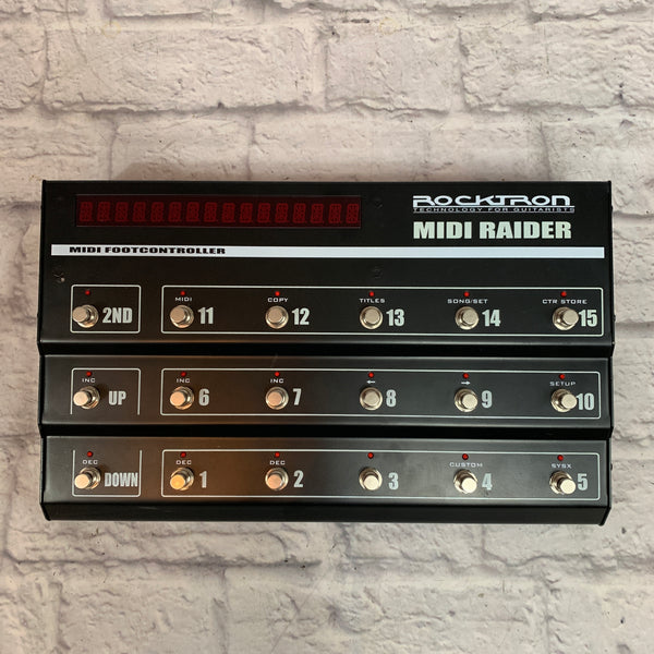 Rocktron MIDI Raider Foot Controller - Evolution Music