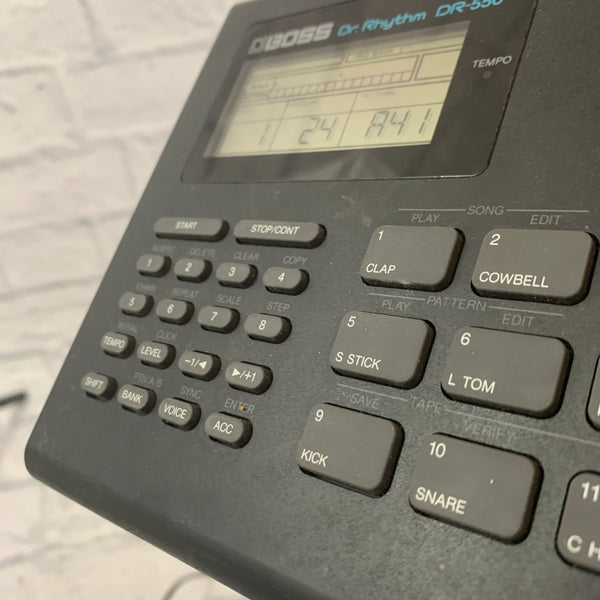 Boss DR550 Dr. Rhythm Drum Machine Evolution Music