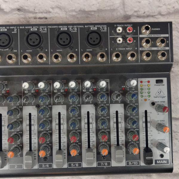 Behringer Xenyx 1002B 10-Input Battery Powered Portable Mixer