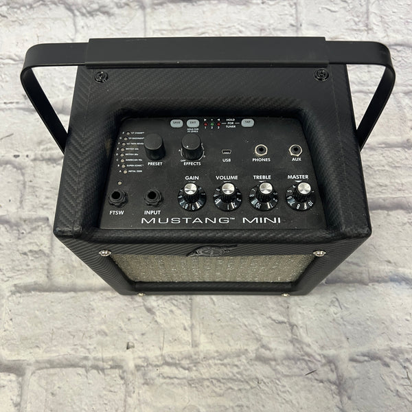 Fender Mustang Mini Battery Powered Guitar Amp Evolution Music