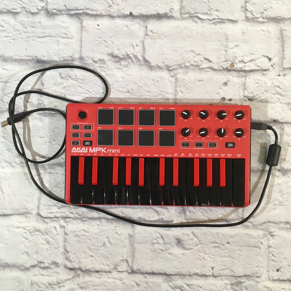 み*⋆様 限定品：akai MPK mini MK2 RED Amazon | Akai Professional USB MIDIキーボードコントローラー