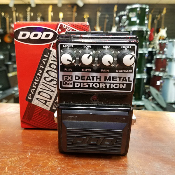 DOD
グッドラックソファ　タン DOD FX86B Death Metal Distortion Guitar Effect Pedal Very