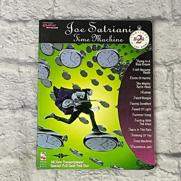 Joe Satriani Time Machine, Book 2 Guitar With Tablature