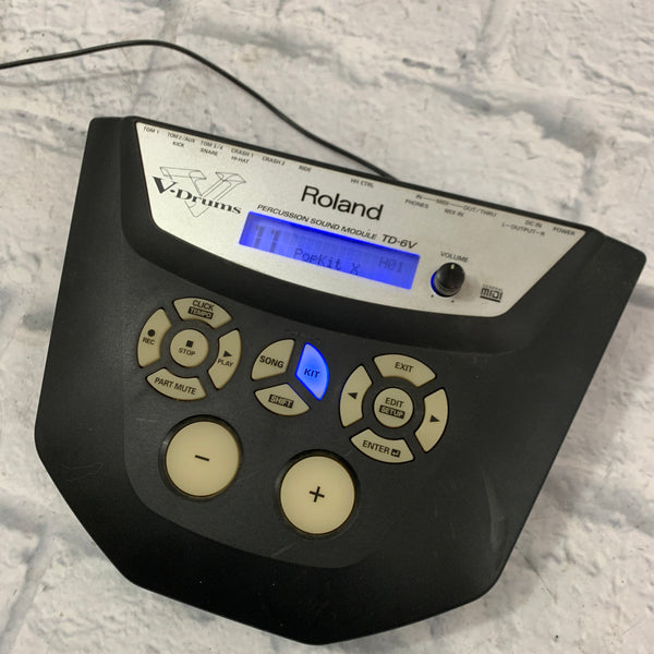 Roland TD-6V V-Drum Percussion Sound Module - Evolution Music