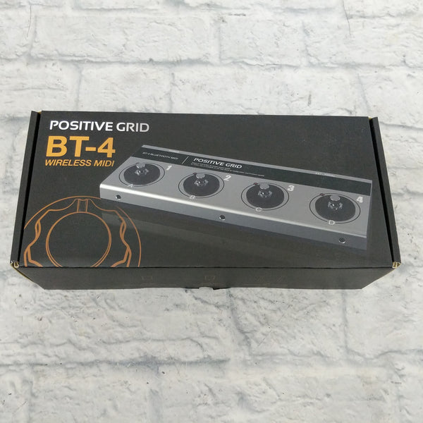 Positive Grid BT4 Bluetooth MIDI Pedalboard Controller - Evolution