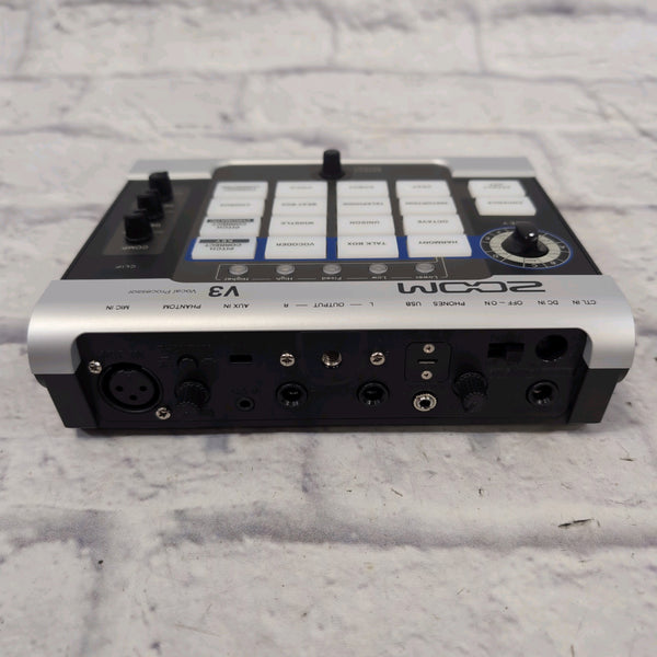 Zoom V3 Vocal Processor Vocal Effect Pedal - Evolution Music