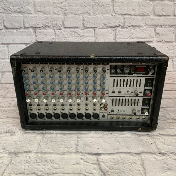 Behringer Europower PMX2000 2X250-Watt Stereo Powered Mixer with
