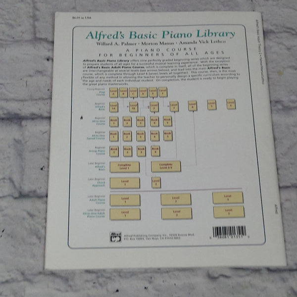 Alfreds Basic Adult Theory Piano Book Level 2 - Evolution Music