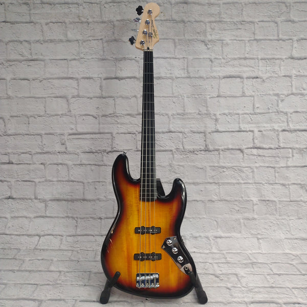 Squier Vintage Modified Fretless Jazz Bass 4 String - Evolution Music