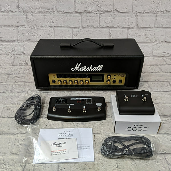 Marshall Code 100H 100W Digital Guitar Amp Head - Evolution Music