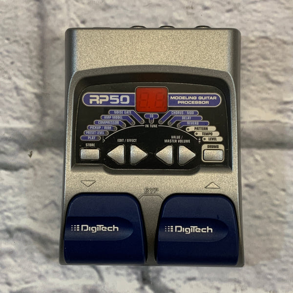 Digitech RP50 Modeling Guitar Processor - Evolution Music