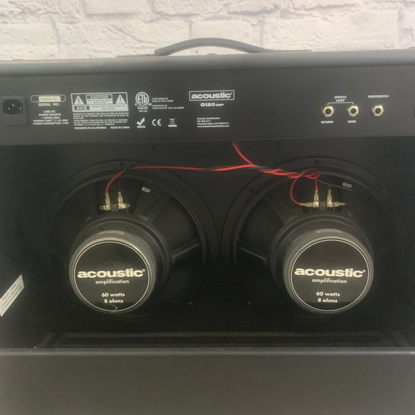 Acoustic G120 DSP Combo Guitar Amplifier Evolution Music