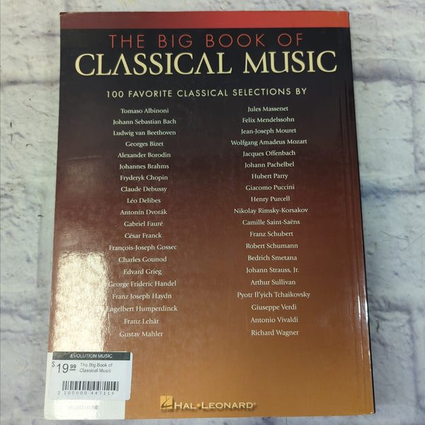 The Big Book of Classical Music - Evolution Music