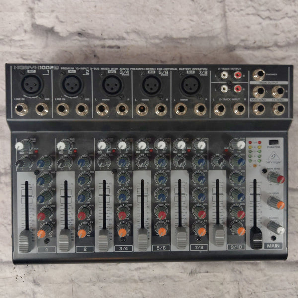 Behringer Xenyx 1002B 10-Input Battery Powered Portable Mixer