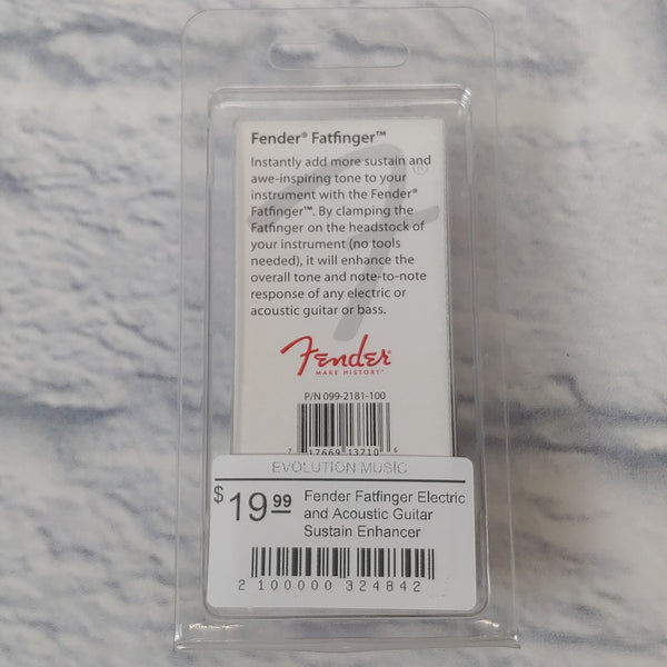 Fender Fatfinger Electric and Acoustic Guitar Sustain Enhancer
