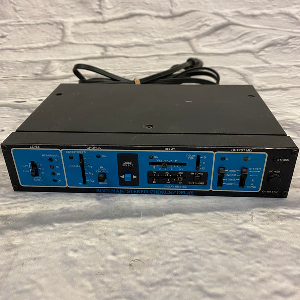 H*i様 SR&D ROCKMAN STEREO CHORUS 1987 Rockman Stereo Chorus / Delay BBD 100A Micro Rack