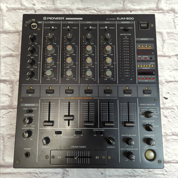 Pioneer DJM-500 Professional DJ Mixer Made in Japan - Evolution