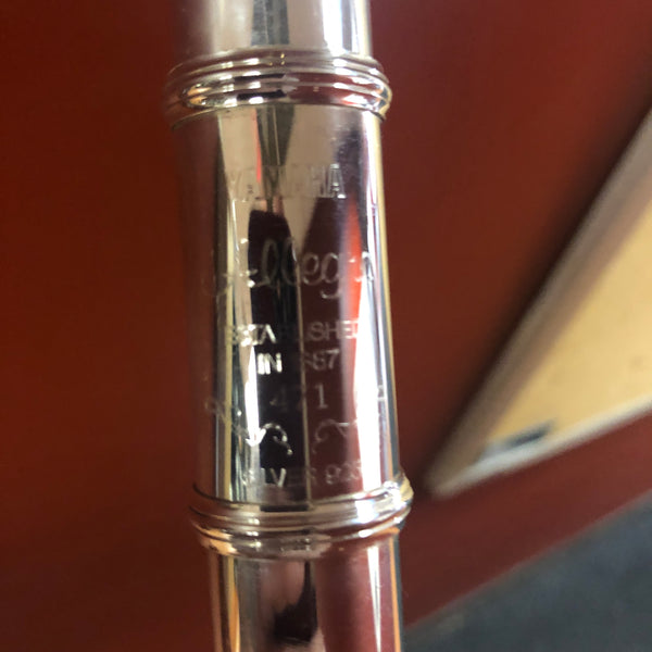 Yamaha Allegro 471 All Silver Intermediate Flute Evolution Music