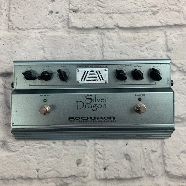 Rocktron Silver Dragon Distortion Pedal w/ Power Supply