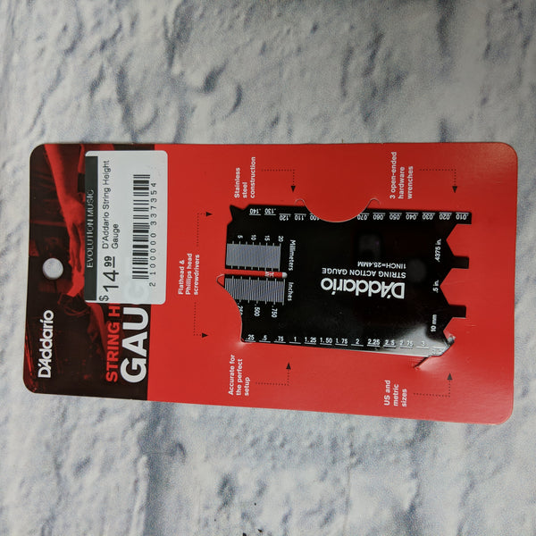 D'Addario String Height Gauge | Gino Guitars - Foto 2