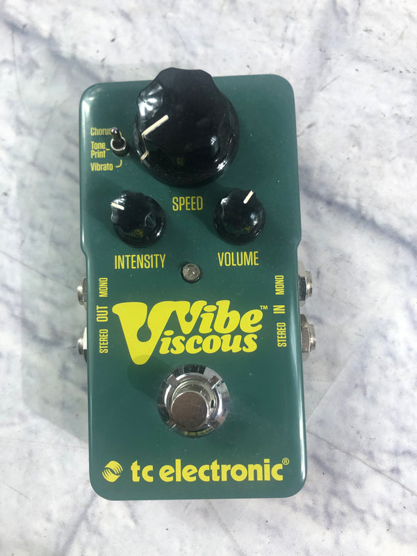 TC Electronics Viscous Vibe Pedal - Evolution Music TC Electronics Viscous Vibe Pedal - Evolution Music