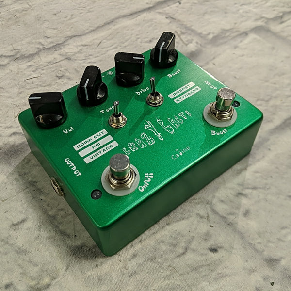 crazy cacti pedal Caline Overdrive and Boost Guitar color:Silver/Gold Mirror (14474) Picocycles Kiel: High-Performance Fahrradladen 27.5 inch By a 9V battery