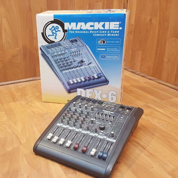 Mackie DFX 6-Channel Mixer - Evolution Music