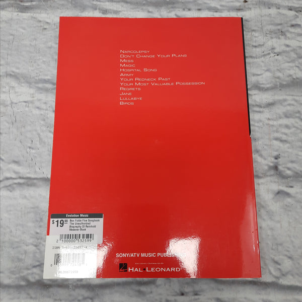 Ben Folds Five Songbook The Unauthorized Biography Of Reinhold