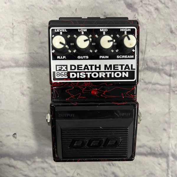 dod death metal distortion pedal DOD FX86B Death Metal Distortion Pedal