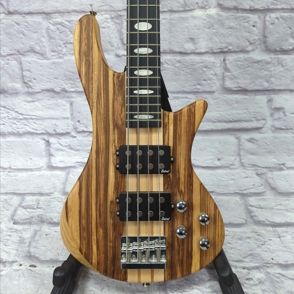 Gstyle Neck Thru 4 String Bass Guitar w/ Active Belcat Pickups