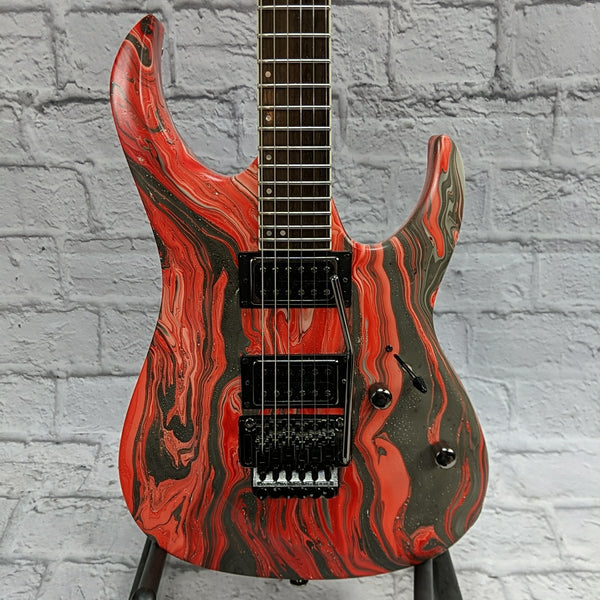 Spear Gladius Green Swirl Electric Guitar - Evolution Music