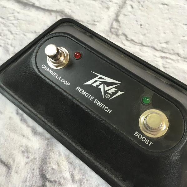 Peavey Channel Loop Boost 2 Button Remote Footswitch - Evolution Music