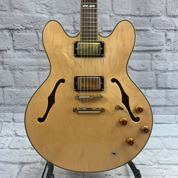 Epiphone SHERATON Ⅱ Natural Used Epiphone Sheraton II Natural Hollow Body Electric