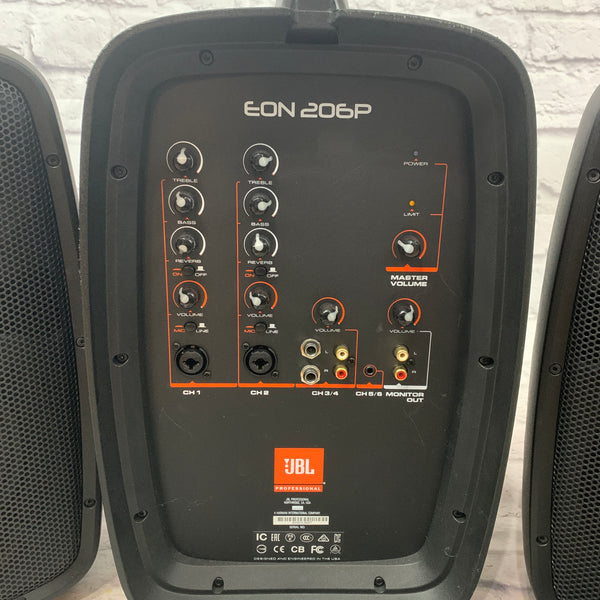 JBL EON206P Portable PA - Evolution Music