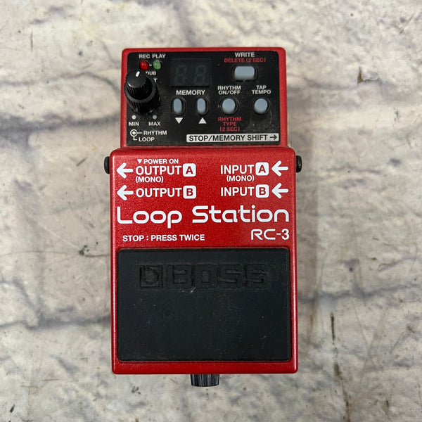 Boss RC-3 Loop Station Loop Pedal - Evolution Music Boss RC-3 Loop Station Loop Pedal - Evolution Music