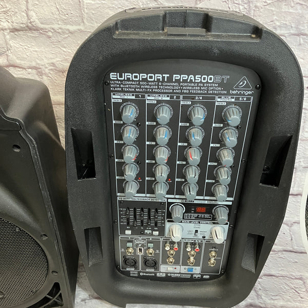 Behringer PPA500BT Portable PA System Evolution Music