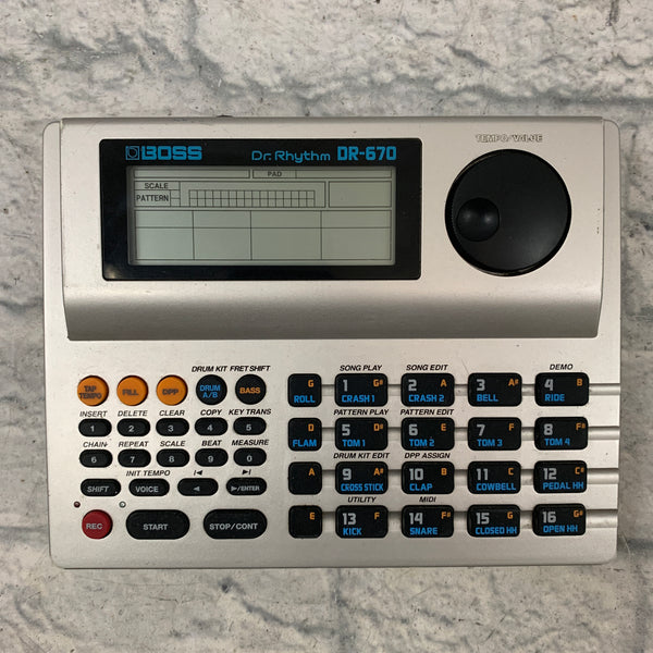 Boss Dr. Rhythm DR-670 Electric Drum Machine - Evolution Music