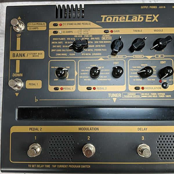 vox valvetronix pedal Vox Valvetronix Tonelab EX Effects Pedal
