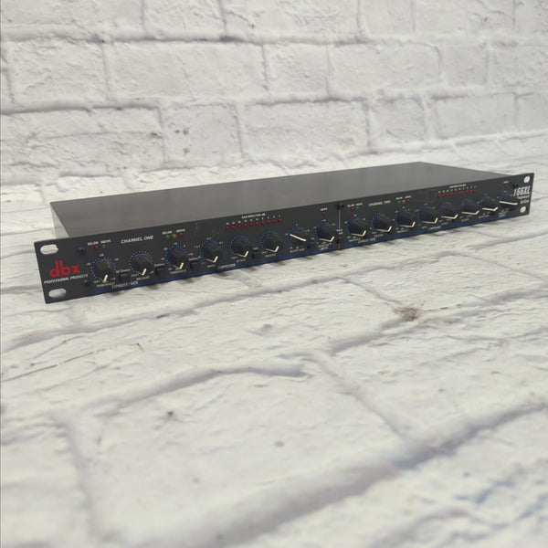 DTM・DAW dbx 166XL Compressor limiter gate 2ch Rack Mount DBX 166XL Dual Channel Compressor Limiter Gate