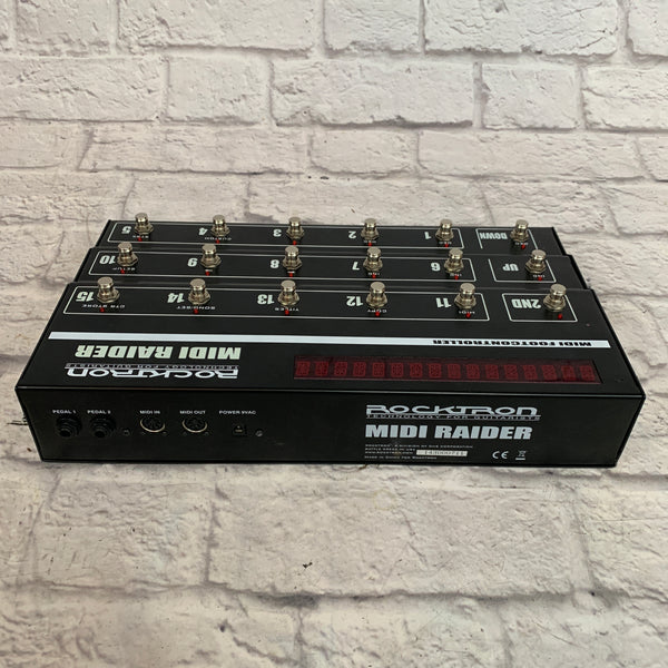 Rocktron MIDI Raider Foot Controller - Evolution Music